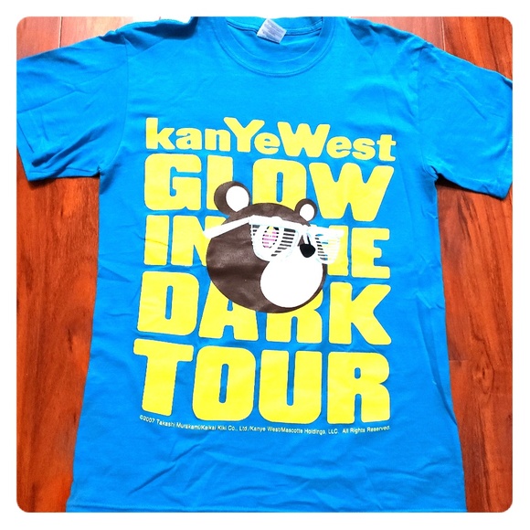 Other - Brand New Kanye West Glow In The Dark Tour Tee